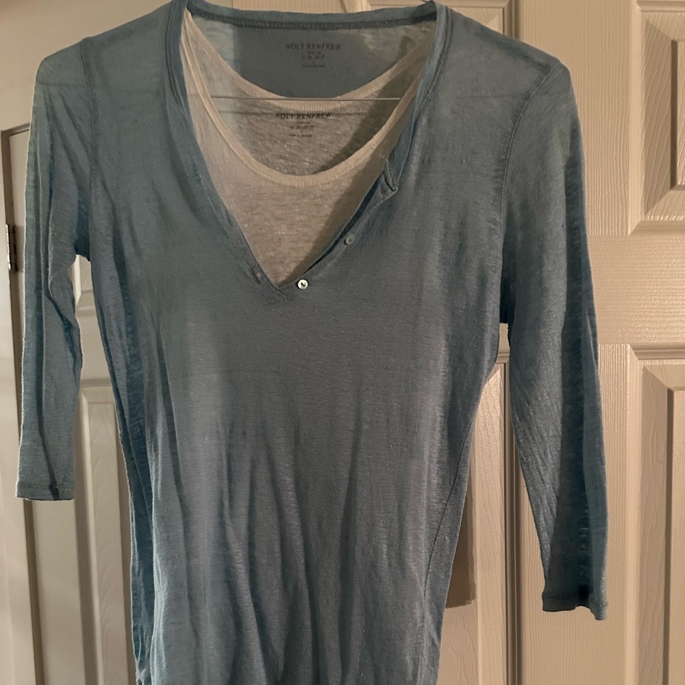 Holt Renfrew T-shirt with attached tank top